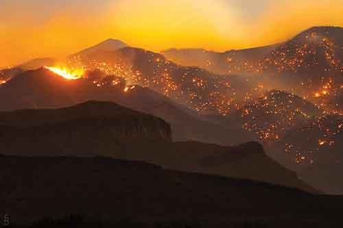 Image of a wildfire